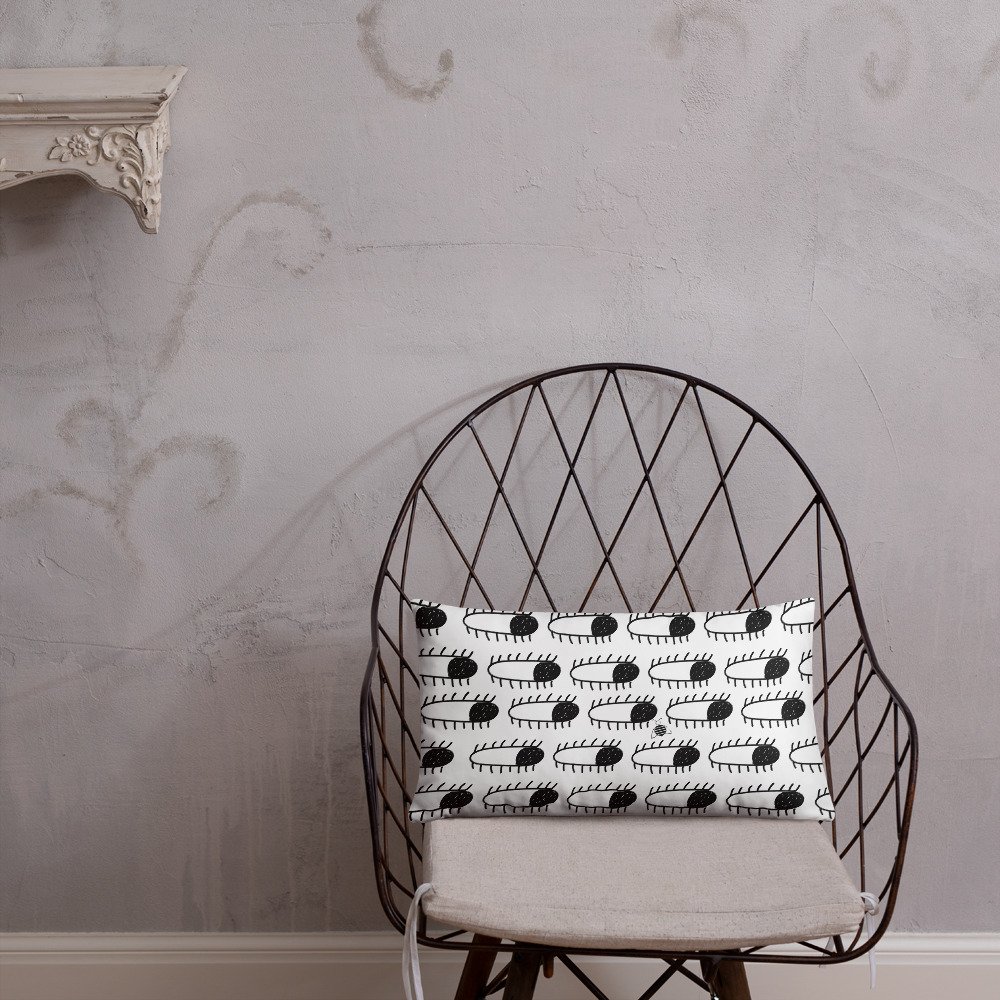 Couch pillow "Eyes" cool design 2 Couch pillow "Eyes" cool design - Image 2