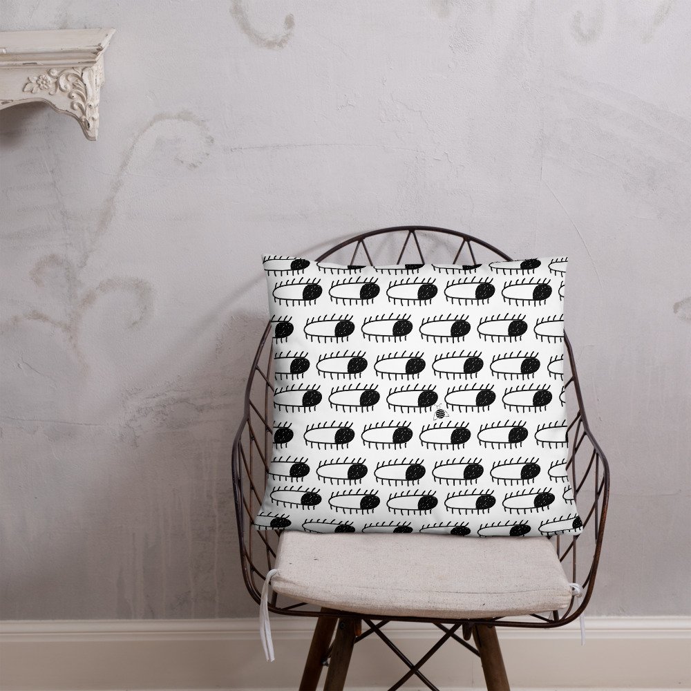 Couch pillow "Eyes" cool design 3 Couch pillow "Eyes" cool design - Image 3