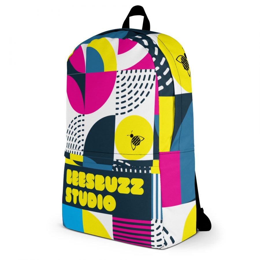 Backpack "Colorful shapes" high quality - Image 3