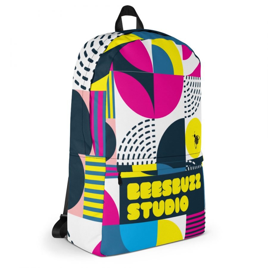 Backpack "Colorful shapes" high quality - Image 4
