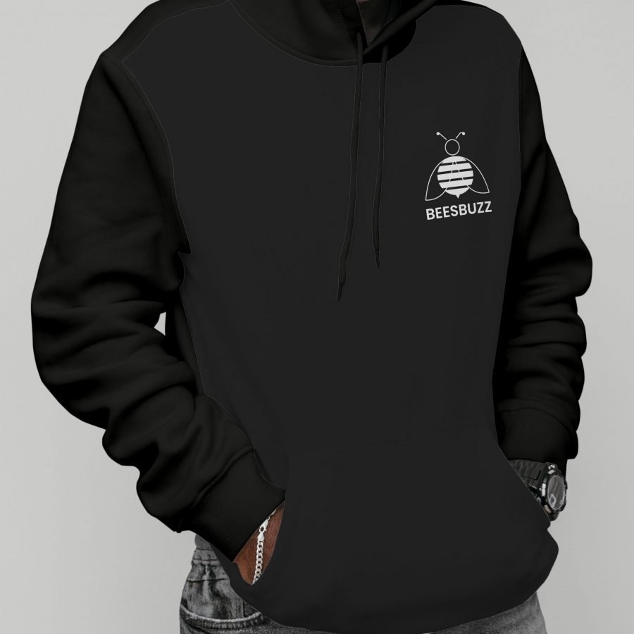 Men Hoodie bees logo high quality - Image 2