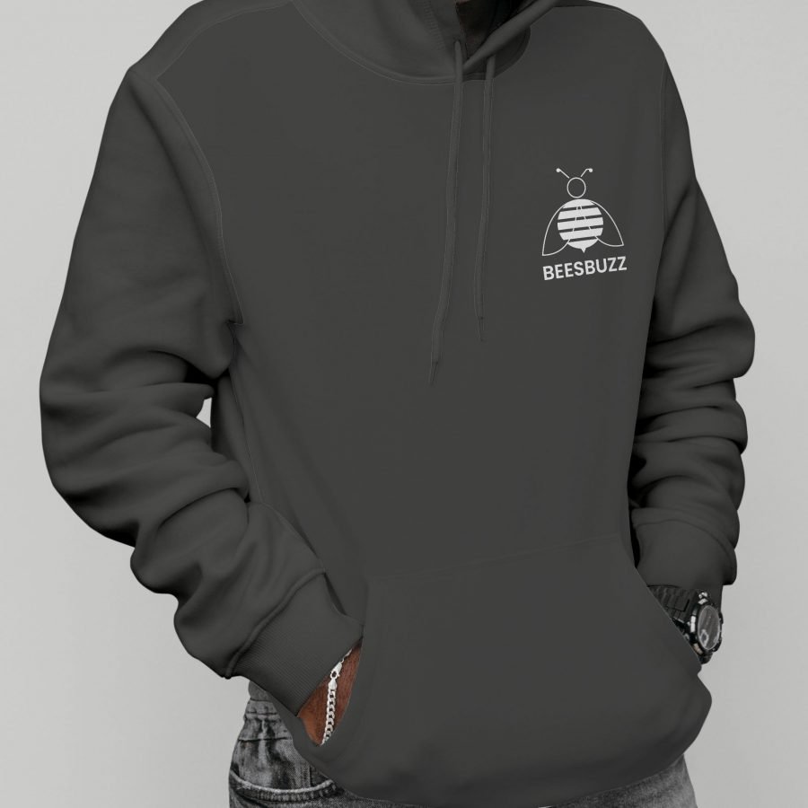 Men Hoodie bees logo high quality - Image 3