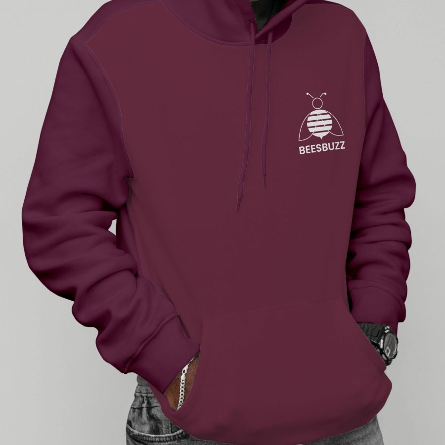 Men Hoodie bees logo high quality - Image 5