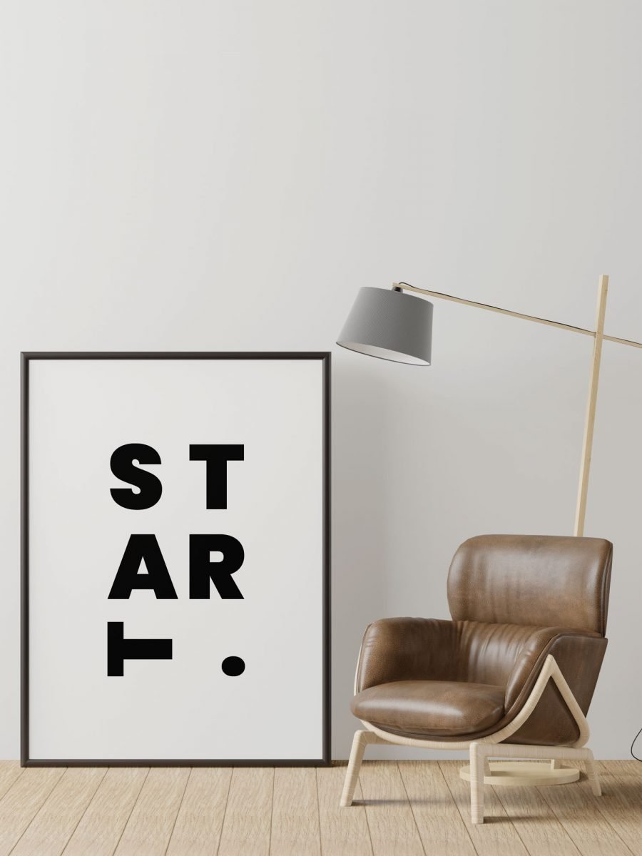 Posters set of 3 - High quality - Start, Play, Pause - Image 2