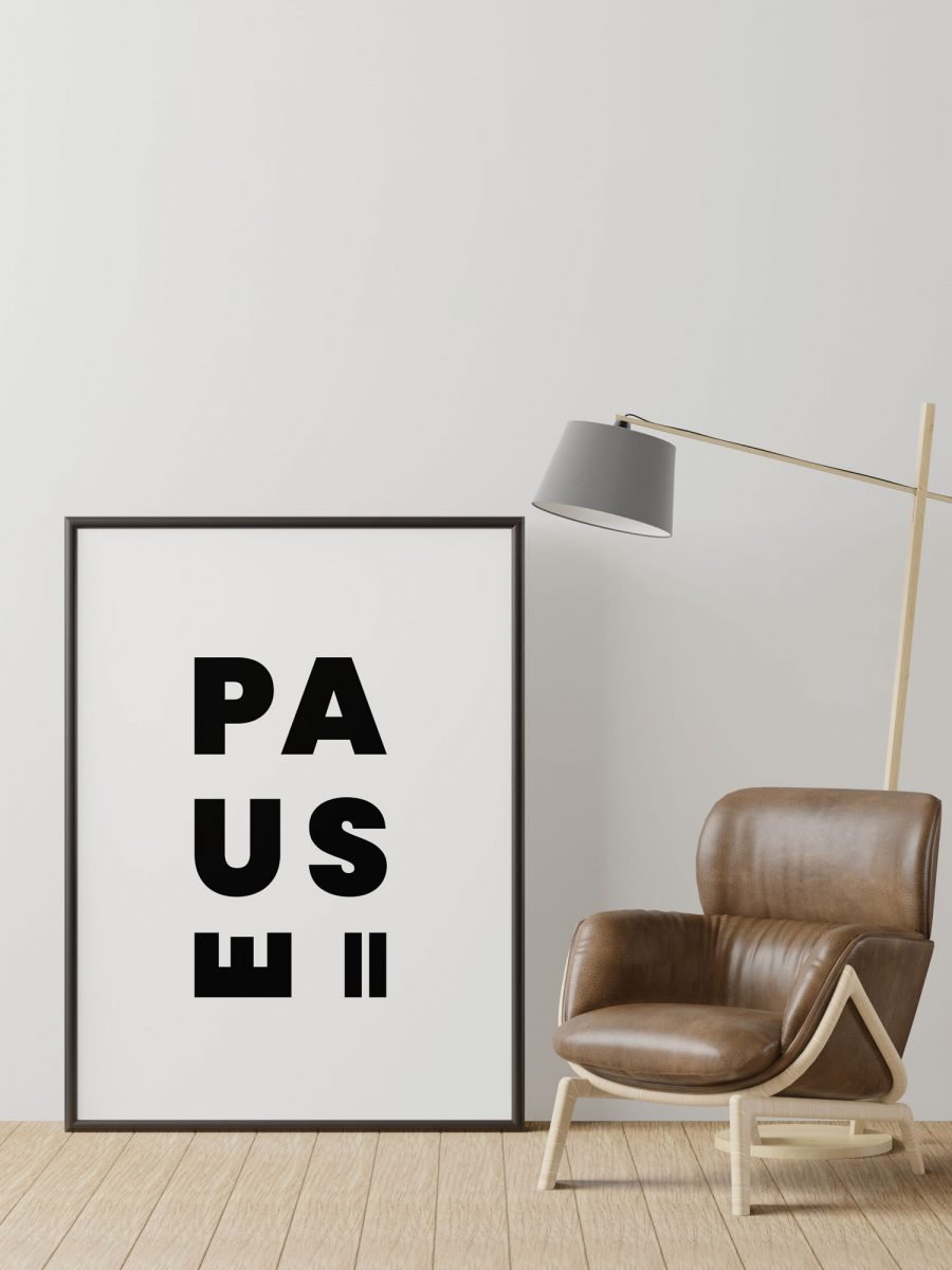 Posters set of 3 - High quality - Start, Play, Pause - Image 4