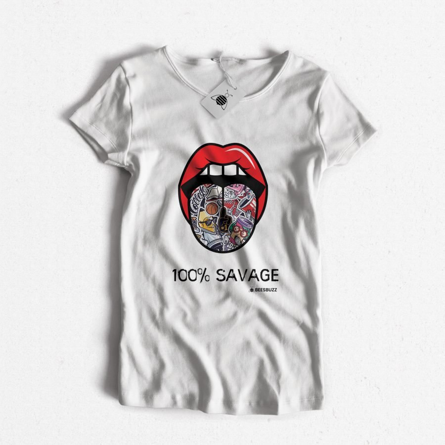 Women's t-shirt "savage" high quality - Image 4