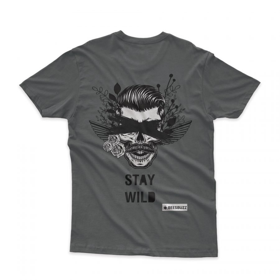 Men's t-shirt "stay wild" high quality - Image 3