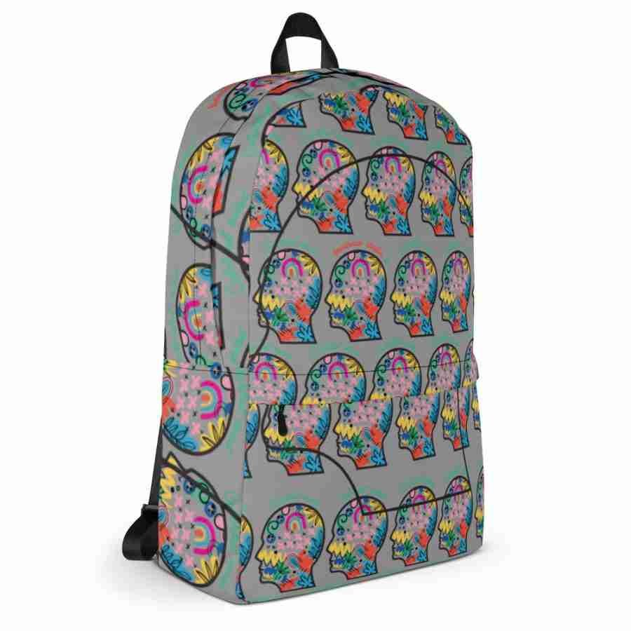 Backpack "colorful head" high quality - Image 4