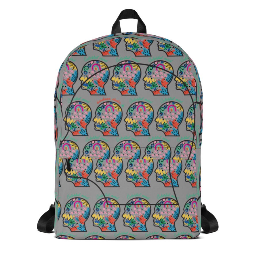 Backpack "colorful head" high quality - Image 12