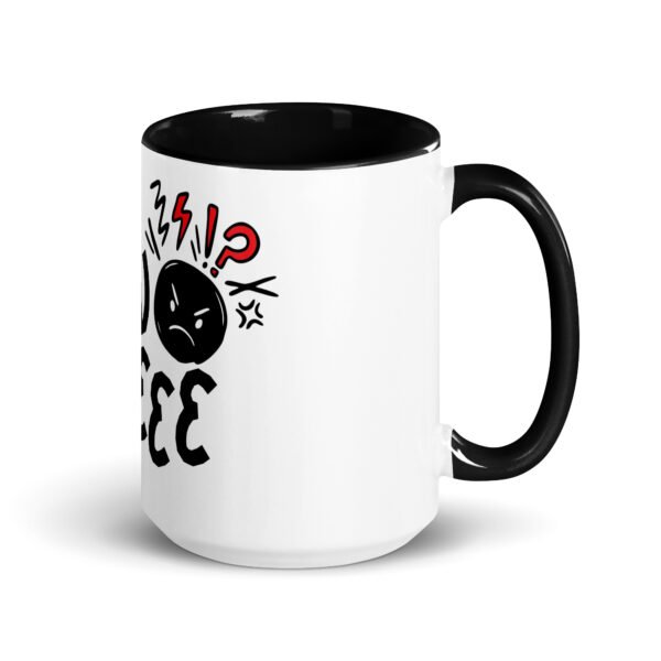 white ceramic mug with color inside black 15 oz right 6999c24975505